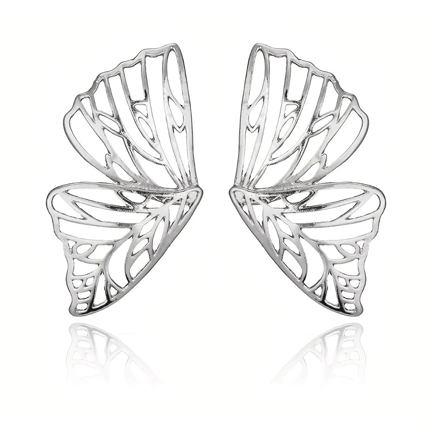 Butterfly - Silver Earrings - Merlani