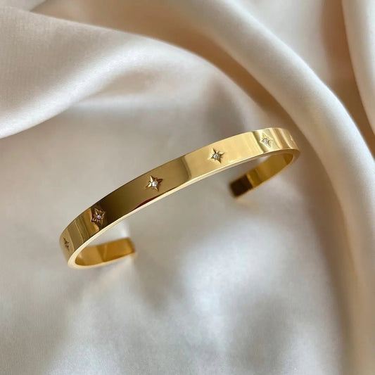 Zircon Multi - Design Overlapping Bracelet - Merlani